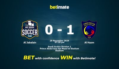 Dự đoán Al Jabalin vs Al Hazm, Tỷ lệ & Mẹo cá cược 29/11/2024
