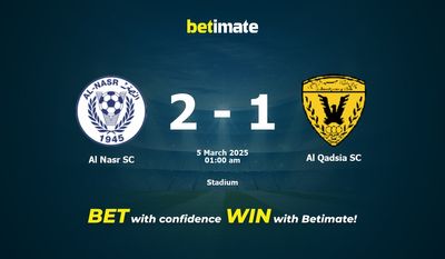 Dự đoán Al Nasr SC vs Al Qadsia SC, Tỷ lệ cược & Mẹo cá cược 03/04/2025
