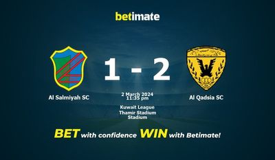 Dự đoán Al Salmiyah SC vs Al Qadsia SC, Tỷ lệ & Mẹo cá cược 02/03/2024