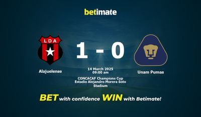 Dự đoán Alajuelense vs Unam Pumas, Tỷ lệ cược & Mẹo cá cược 03/14/2025