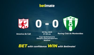 Dự đoán America de Cali vs Racing Club de Montevideo, Tỷ lệ cược & Mẹo cá cược 28/05/2025