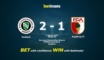 Dự đoán Ansbach vs Augsburg II, Tỷ lệ cược & Mẹo cá cược 03/01/2025