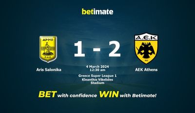 Soi kèo Aris Salonika vs AEK Athens, Tỷ lệ & Mẹo cá cược 03/03/2024