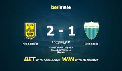 Dự đoán Aris Salonika vs Levadiakos, Tỷ lệ cược & Mẹo cá cược 11/03/2024