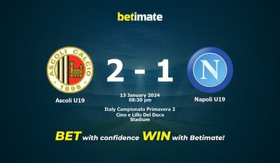 Soi kèo Ascoli U19 vs Napoli U19, tỷ lệ và tip cá cược 13/01/2024