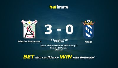 Soi kèo Atletico Sanluqueno vs Melilla, Tỷ lệ & Tip cá cược 10/12/2023
