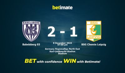 Soi kèo Babelsberg 03 vs BSG Chemie Leipzig, tỷ lệ và tip cá cược 08/12/2024