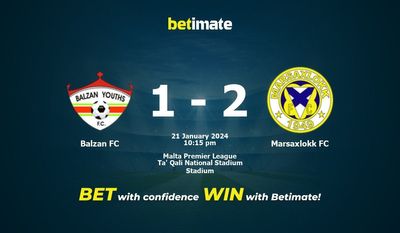 Dự đoán Balzan FC vs Marsaxlokk FC, tỷ lệ và tip cá cược 21/01/2024