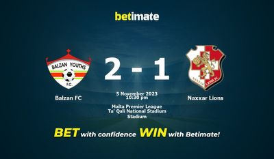 Dự đoán Balzan FC vs Naxxar Lions, tỷ lệ và tip cá cược 05/11/2023