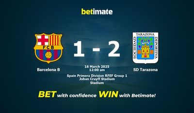 Dự đoán Barcelona B vs SD Tarazona, Tỷ lệ cược & Mẹo cá cược 03/15/2025