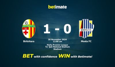Dự đoán Birkirkara vs Mosta FC 29/11/2024