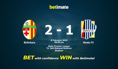Soi kèo Birkirkara vs Mosta FC, tỷ lệ cá cược 08/02/2025