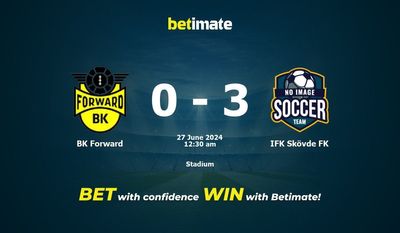 Dự đoán BK Forward vs IFK Skövde FK, tỷ lệ cá cược 26/06/2024