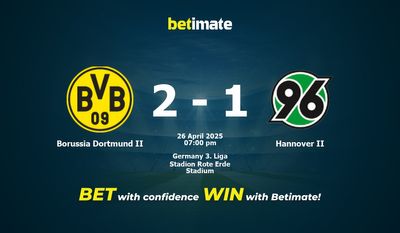 Dự đoán Borussia Dortmund II vs Hannover II, Tỷ lệ cược & Mẹo cá cược 26/04/2025