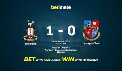 Dự đoán Bradford vs Harrogate Town, Tỷ lệ cược & Mẹo cá cược 02/08/2025