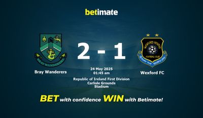 Dự đoán Bray Wanderers vs Wexford FC, Tỷ lệ cược & Mẹo cá cược 23/05/2025