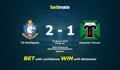 Dự đoán CD Antofagasta vs Deportes Temuco, Tỷ lệ & Mẹo cá cược 17/03/2025