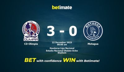 Dự đoán CD Olimpia vs Motagua, Tỷ lệ & Mẹo cá cược 22/12/2023