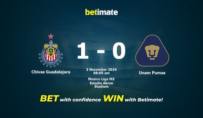 Dự đoán, Tỷ lệ cược & Mẹo cá cược Chivas Guadalajara vs Unam Pumas 11/03/2024
