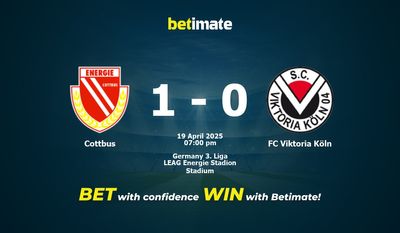Soi kèo Cottbus vs FC Viktoria Köln, Tỷ lệ & Mẹo cá cược 19/04/2025