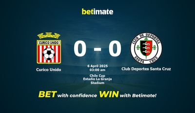 Dự đoán Curico Unido vs Club Deportes Santa Cruz, Tỷ lệ & Mẹo cá cược 05/04/2025