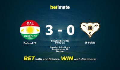 Dalkurd FF vs IF Sylvia Prediction, Odds & Betting Tips 09/02/2023