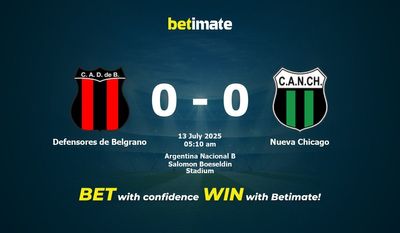 Dự đoán Defensores de Belgrano vs Nueva Chicago, Tỷ lệ & Mẹo cá cược 12/07/2025