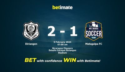 Dự đoán Diriangen vs Matagalpa FC, tỷ lệ và tip cá cược 05/02/2024