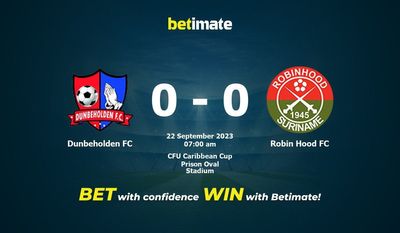 Dự đoán Dunbeholden FC vs Robin Hood FC, tỷ lệ và tip cá cược 22/09/2023