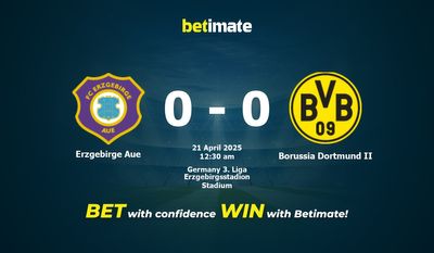 Dự đoán Erzgebirge Aue vs Borussia Dortmund II, Tỷ lệ cược & Mẹo cá cược 20/04/2025