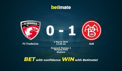 Soi kèo FC Fredericia vs AaB, tỷ lệ và tip cá cược 01/03/2024