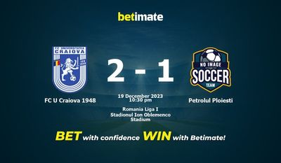 Dự đoán, tỷ lệ và tỷ lệ FC U Craiova 1948 vs Petrolul Ploiesti Mẹo cá cược 19/12/2023