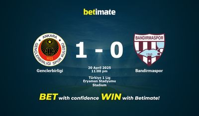 Dự đoán Genclerbirligi vs Bandirmaspor, Tỷ lệ cược & Mẹo cá cược 20/04/2025