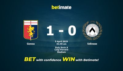 Dự đoán Genoa vs Udinese, Tỷ lệ cược & Mẹo cá cược 04/04/2025
