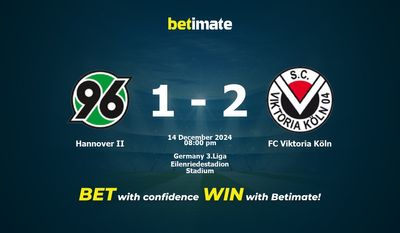 Dự đoán, Tỷ lệ cược & Mẹo cá cược Hannover II vs FC Viktoria Köln 14/12/2024