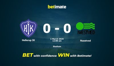 Dự đoán, tỷ lệ và mẹo cá cược Hellerup IK vs Naestved 28/02/2025