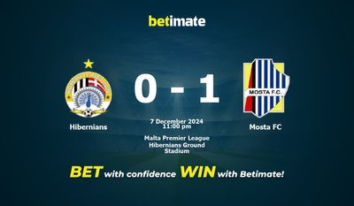 Dự đoán, Tỷ lệ cược và Mẹo cá cược Hibernians vs Mosta FC 12/07/2024