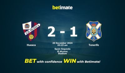 Dự đoán Huesca vs Tenerife, Tỷ lệ cược & Mẹo cá cược 19/12/2024