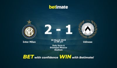 Dự đoán Inter Milan vs Udinese, Tỷ lệ cược & Mẹo cá cược 30/03/2025