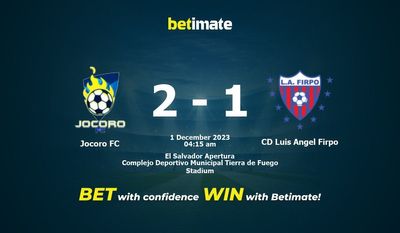 Dự đoán Jocoro FC vs CD Luis Angel Firpo, tỷ lệ và tip cá cược 30/11/2023