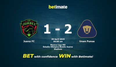 Dự đoán Juarez FC vs Unam Pumas, Tỷ lệ cược & Mẹo cá cược 27/04/2025