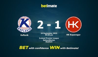Soi kèo Keflavik vs HK Kopavogur, Tỷ lệ & Mẹo cá cược 24/09/2023