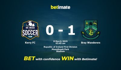 Dự đoán Kerry FC vs Bray Wanderers, Tỷ lệ cược & Mẹo cá cược 03/07/2025
