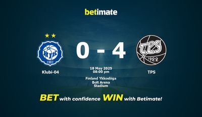 Dự đoán Klubi-04 vs TPS, Tỷ lệ cược & Mẹo cá cược 18/05/2025