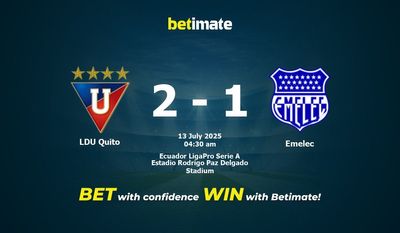 Dự đoán, Tỷ lệ cược & Mẹo cá cược LDU Quito vs Emelec 07/12/2025