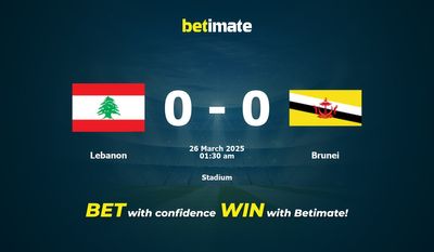 Dự đoán Lebanon vs Brunei, Tỷ lệ cược & Mẹo cá cược 25/03/2025