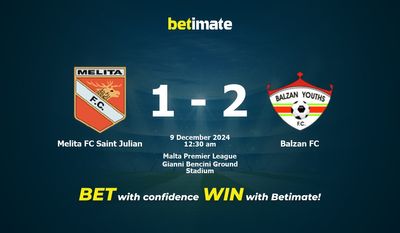 Soi kèo Melita FC Saint Julian vs Balzan FC, tỷ lệ và tip cá cược 08/12/2024