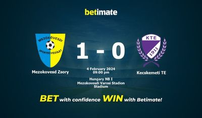 Soi kèo Mezokovesd Zsory vs Kecskemeti TE, tỷ lệ cá cược 04/02/2024