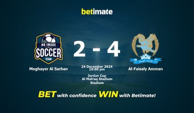 Soi kèo Moghayer Al Sarhan vs Al-Faisaly Amman, Tỷ lệ & Mẹo cá cược 24/12/2024