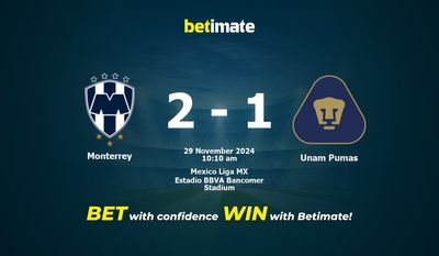 Dự đoán Monterrey vs Unam Pumas, Tỷ lệ cược & Mẹo cá cược 29/11/2024